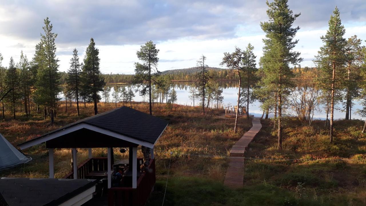 Ivalo Lake Cottage Bagian luar foto