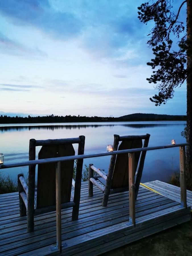 Ivalo Lake Cottage Bagian luar foto